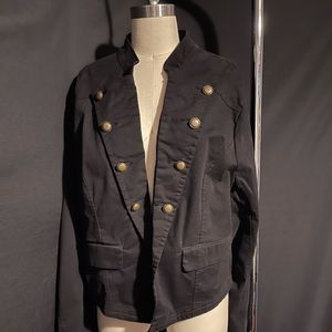Torrid crop jacket. Military style. Size 3